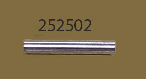 252502 - 2 1/2" Chrome Rod for U-25