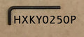 HXKY025OP- 1/8 Short Arm Hex Wrench
